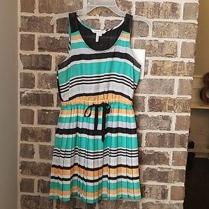 🎪❤BCBGeneration XXS Semi Sheer Striped Dress